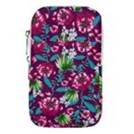 Flowers Pattern Art Texture Floral Waist Pouch (Small)