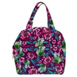 Flowers Pattern Art Texture Floral Boxy Hand Bag