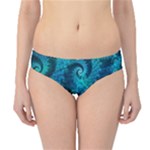 Fractal Art Spiral Ornaments Pattern Hipster Bikini Bottoms