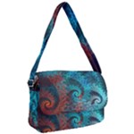 Fractal Art Spiral Ornaments Pattern Courier Bag