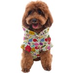 Colorful Flowers Pattern Dog Coat