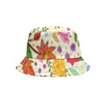 Colorful Flowers Pattern Bucket Hat (Kids)