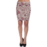 Violet Floral Pattern Flowers Vintage Flora Patterns Bodycon Skirt