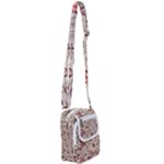 Violet Floral Pattern Flowers Vintage Flora Patterns Shoulder Strap Belt Bag