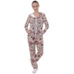 Violet Floral Pattern Flowers Vintage Flora Patterns Women s Tracksuit