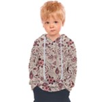 Violet Floral Pattern Flowers Vintage Flora Patterns Kids  Overhead Hoodie