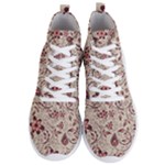 Violet Floral Pattern Flowers Vintage Flora Patterns Men s Lightweight High Top Sneakers