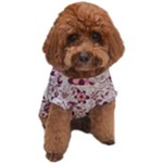 Violet Floral Pattern Flowers Vintage Flora Patterns Dog T-Shirt