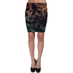 Fractal Patterns Gradient Colorful Bodycon Skirt