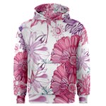 Violet Floral Pattern Men s Core Hoodie