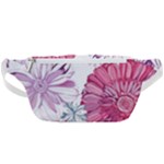 Violet Floral Pattern Waist Bag 