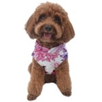 Violet Floral Pattern Dog Sweater