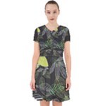 Leaves Floral Pattern Nature Adorable in Chiffon Dress