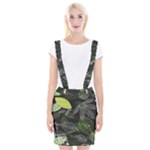 Leaves Floral Pattern Nature Braces Suspender Skirt