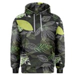 Leaves Floral Pattern Nature Men s Overhead Hoodie