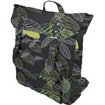 Leaves Floral Pattern Nature Buckle Up Backpack