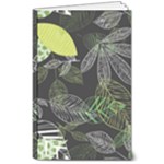 Leaves Floral Pattern Nature 8  x 10  Softcover Notebook