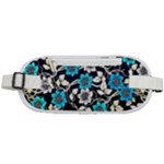 Blue Flower Floral Flora Naure Pattern Rounded Waist Pouch