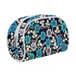 Blue Flower Floral Flora Naure Pattern Make Up Case (Small)