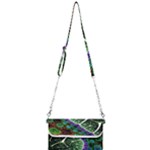 Digital Art Fractal Abstract Artwork 3d Floral Pattern Waves Vortex Sphere Nightmare Mini Crossbody Handbag