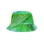 3d Leaves Texture Sheet Blue Green Bucket Hat (Kids)