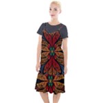 Fractal Floral Flora Ring Colorful Neon Art Camis Fishtail Dress