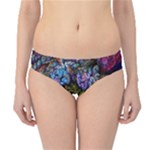 Floral Fractal 3d Art Pattern Hipster Bikini Bottoms