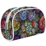 Floral Fractal 3d Art Pattern Make Up Case (Large)