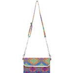 Colorful Flora Flora Kazakh Pattern Mini Crossbody Handbag