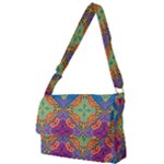 Colorful Flora Flora Kazakh Pattern Full Print Messenger Bag (L)