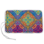 Colorful Flora Flora Kazakh Pattern Pen Storage Case (M)