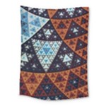Fractal Triangle Geometric Abstract Pattern Medium Tapestry