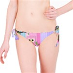 Owls Family Stripe Tree Bikini Bottoms