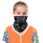 Mexican Folk Art Seamless Pattern Face Covering Bandana (Kids)