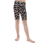 Leopard Animal Skin Patern Kids  Mid Length Swim Shorts