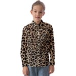 Leopard Animal Skin Patern Kids  Long Sleeve Shirt