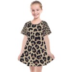 Leopard Animal Skin Patern Kids  Smock Dress