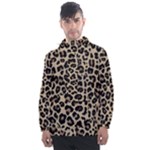 Leopard Animal Skin Patern Men s Front Pocket Pullover Windbreaker