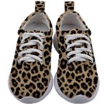 Leopard Animal Skin Patern Kids Athletic Shoes