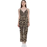 Leopard Animal Skin Patern V-Neck Camisole Jumpsuit