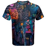 Wallet City Art Graffiti Men s Cotton T-Shirt