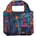 Wallet City Art Graffiti Foldable Grocery Recycle Bag