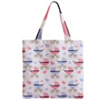 Pattern Stroller Carriage Texture Zipper Grocery Tote Bag