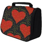 Love Hearts Pattern Style Full Print Travel Pouch (Big)