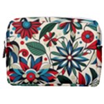 Flora Pattern Flower Make Up Pouch (Medium)