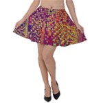 Building Architecture City Facade Velvet Skater Skirt