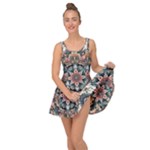 Floral Pattern Flowers Inside Out Casual Dress