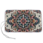 Floral Pattern Flowers Pen Storage Case (S)