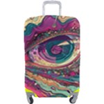 Human Eye Pattern Luggage Cover (Large)