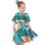 Leaves-3923413 Kids  Sailor Dress